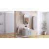 Set Mobilier de Baie HOF100, Masca Chiuveta + Dulap Oglinda + Dulap Suspendat,  Front MDF, Casmir picture - 2