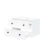 Set Mobilier de Baie HOF101B, Masca Chiuveta + Dulap Oglinda +  2 x Dulap Suspendat,  Front MDF, Alb picture - 4