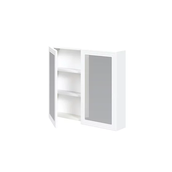 Set Mobilier de Baie HOF101B, Masca Chiuveta + Dulap Oglinda +  2 x Dulap Suspendat,  Front MDF, Alb picture - 5