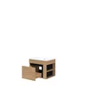 Set Mobilier de Baie HOF102A, Masca Chiuveta + Dulap Oglinda + 2 x Dulap Suspendat,  Pal Melaminat, Stejar Auriu picture - 4