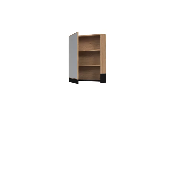 Set Mobilier de Baie HOF102A, Masca Chiuveta + Dulap Oglinda + 2 x Dulap Suspendat,  Pal Melaminat, Stejar Auriu picture - 5