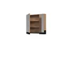Set Mobilier de Baie HOF102B, Masca Chiuveta + Dulap Oglinda + 2 x Dulap Suspendat,  Pal Melaminat, Stejar Auriu picture - 3