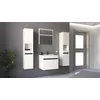 Set Mobilier de Baie HOF103A, Masca Chiuveta +  Oglinda + 2 x Dulap Suspendat,  Pal Melaminat, Alb Mat picture - 5