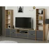 Set Mobilier de living, Elina - 8607,  270x35x180 cm, Pal Melaminat, Antracit/Stejar picture - 2