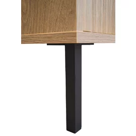 Set Mobilier Living Osaka, 4 piese, Pal Melaminat/MDF Frezat, Stejar Evoke