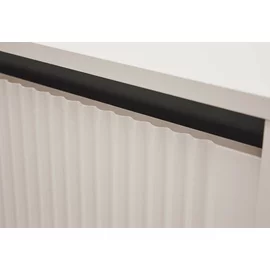 Set Mobilier Living Osaka B, 3 piese, Pal Melaminat/MDF Frezat, Beige Nisip