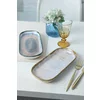 Set Platouri(2 bucati) Ivory-X00017290, Ceramica, Albastru/Alb picture - 1