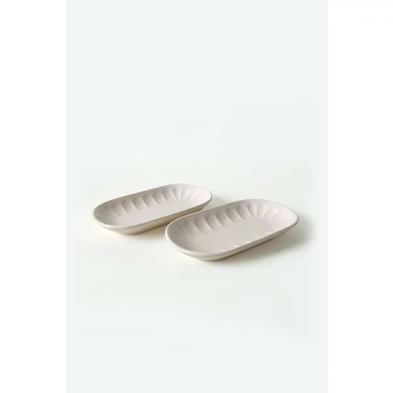Set Platouri(2 bucati) Ivory-X00017596, Ceramica, Crem picture - 6