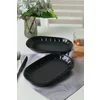 Set Platouri(2 bucati) Ivory-X00017603, Ceramica, Negru picture - 1