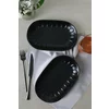 Set Platouri(2 bucati) Ivory-X00017603, Ceramica, Negru picture - 2