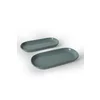 Set Platouri(2 bucati) Ivory-X00017767, Ceramica, Verde picture - 2