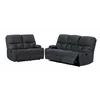 Set Recliner ASTHA 3R+2R, Canapea 3R - 187x94x102, Canapea 2R - 138x94x102 cm, Stofa, Gri picture - 1