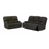 Set Recliner ASTHA 3R+2R, Canapea 3R - 187x94x102, Canapea 2R - 138x94x102 cm, Stofa, Maro picture - 2