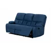 Set Recliner ASTHA 3R+2R+1R, Canapea 3R - 187x94x102, Canapea 2R - 138x94x102 cm, Fotoliu - 138x94x102 cm, Stofa, Albastra picture - 4
