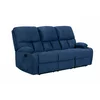 Set Recliner ASTHA 3R+2R+1R, Canapea 3R - 187x94x102, Canapea 2R - 138x94x102 cm, Fotoliu - 138x94x102 cm, Stofa, Albastra picture - 5