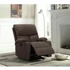 Set Recliner ASTHA 3R+2R+1R, Canapea 3R - 187x94x102, Canapea 2R - 138x94x102 cm, Fotoliu - 138x94x102 cm, Stofa, Maro picture - 3