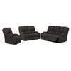 Set Recliner ASTHA 3R+2R+1R, Canapea 3R - 187x94x102, Canapea 2R - 138x94x102 cm, Fotoliu - 138x94x102 cm, Stofa, Maro picture - 1