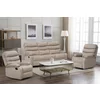 Set Recliner Denton 3L+1R+1R, Canapea 3L - 187x94x103 cm, Fotoliu - 78x94x103 cm, Stofa, Beige picture - 1