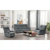 Set Recliner Denton 3L+2R+1R, Canapea 3L - 187x94x103 cm, Canapea 2R - 134x94x103 cm, Fotoliu - 78x94x103 cm, Stofa, Gri picture - 1