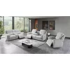 Set Recliner Electric Herbert, 3L+2R+1R, Canapea 3L - 227x97x102 cm, Canapea 2R + Bar - 201x97x102 cm, Fotoliu - 107x94x103 cm, Stofa, Beige
