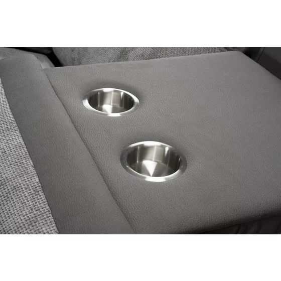 Set Recliner Electric Orso 3RR-1R-1R, Canapea 3RR - 226x94x104 cm,  Fotoliu 1R - 106x96x104 cm, - Stofa/Microfibra - Gri picture - 9