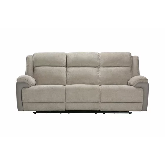 Set Recliner Electric Orso 3RR+2RR+1R, Canapea 3RR - 226x94x104 cm, Canapea 2R - 197x98x104  h cm, Fotoliu 1R - 106x96x104 cm, - Stofa/Microfibra - Beige picture - 8