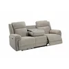 Set Recliner Electric Orso 3RR+2RR+1R, Canapea 3RR - 226x94x104 cm, Canapea 2R - 197x98x104  h cm, Fotoliu 1R - 106x96x104 cm, - Stofa/Microfibra - Beige picture - 3