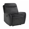 Set Recliner Spencer 3R+1R+1R, Canapea 3R - 212x99x100 h cm, Fotoliu - 95x99x100 cm, Stofa, Gri Inchis picture - 3