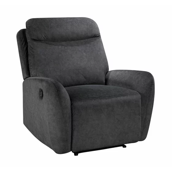 Set Recliner Spencer 3R+1R+1R, Canapea 3R - 212x99x100 h cm, Fotoliu - 95x99x100 cm, Stofa, Gri Inchis picture - 3