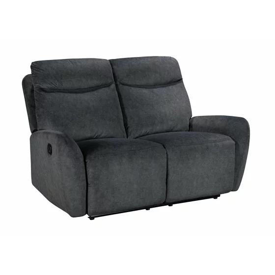 Set Recliner Spencer 3R+2R, Canapea 3R - 212x99x100 h cm, Canapea 2R - 153x99x100 cm, Stofa, Gri Inchis picture - 3
