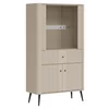 Vitrina Dubla, Larnaca VG07, 4 Usi + Sertar, 90x40x160 h cm, Pal Melaminat/MDF - Casmir picture - 5