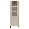 Vitrina Larnaca VG08, 2 Usi + Sertar, 67.5x40x197 h cm, Pal Melaminat/MDF - Casmir picture - 1