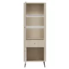 Vitrina Larnaca VG08, 2 Usi + Sertar, 67.5x40x197 h cm, Pal Melaminat/MDF - Casmir picture - 4