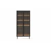 Vitrina Lumi, 91.5x39.3x194.6 h cm, MDF/Sticla, Stejar Dunin picture - 3
