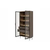 Vitrina Lumi, 91.5x39.3x194.6 h cm, MDF/Sticla, Stejar Dunin picture - 2