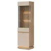 Vitrina Milton ML05, 54.5x40.5x193.5 h cm, Pal Melaminat/MDF,  Stejar Cremona/Casmir picture - 1