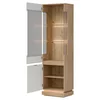 Vitrina Milton ML05, 54.5x40.5x193.5 h cm, Pal Melaminat/MDF,  Stejar Cremona/Casmir picture - 2