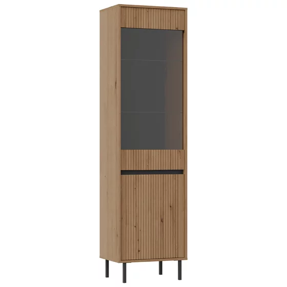 Vitrina Osaka, 2D-101, 55.8x30x205 cm, Pal Melaminat/MDF Frezat picture - 1