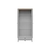 Vitrina Salga, 2 Usi +Sertar, 89.x5 x 40.5x202.5 cm, Pal Melaminat, Gri Arctic/Stejar Artisan picture - 4