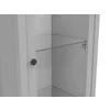 Vitrina Salga, Usa + Sertar, 59.x5x40.5x202.5 cm, Pal Melaminat, Gri Arctic/Stejar Artisan picture - 6