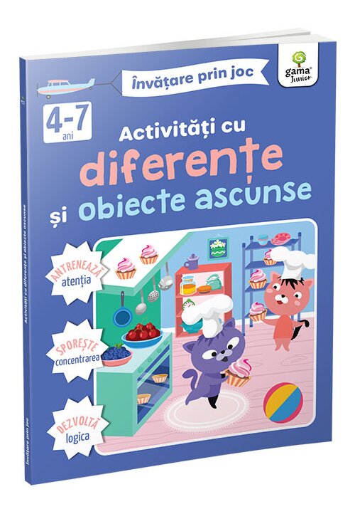 Activitati cu diferente si obiecte ascunse 4-7 ani