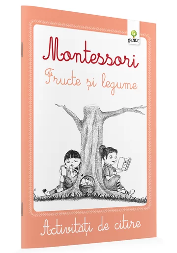 Activitati de citire Montessori. Legume si fructe