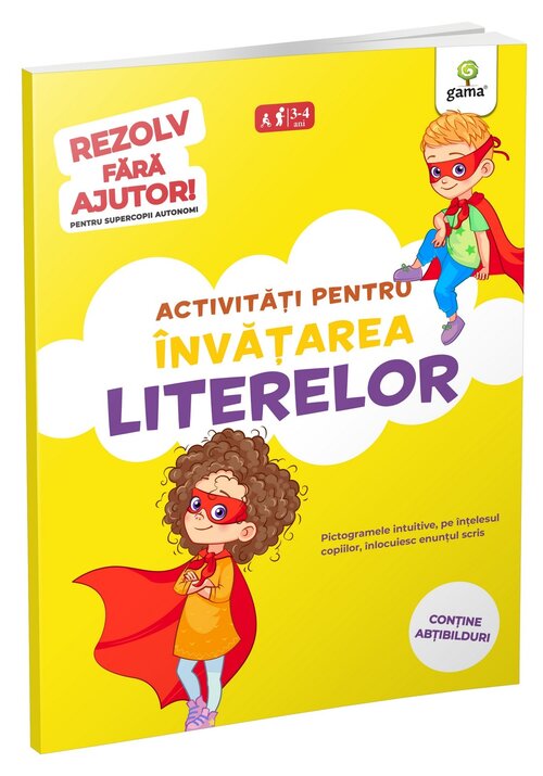 Activitati pentru invatarea literelor • 3-5 ani