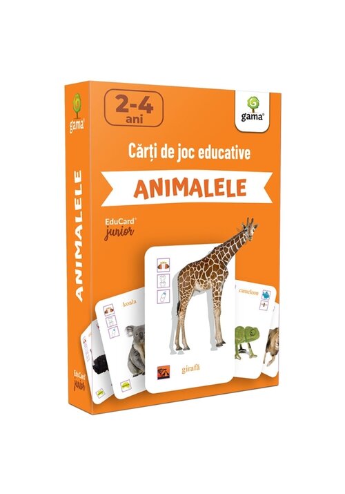 Carti de joc educative. Animalele