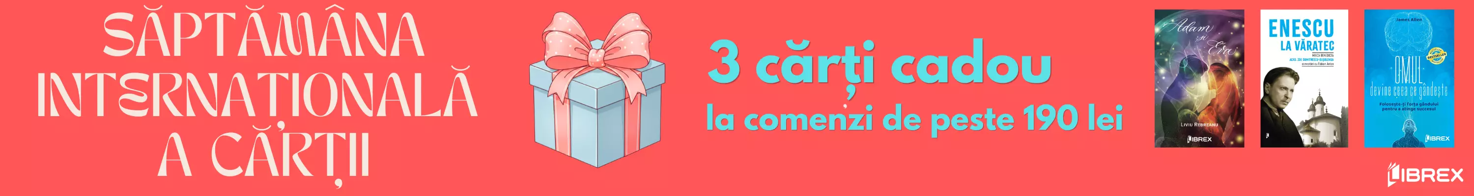 saptamana cartii 3 carti cadou