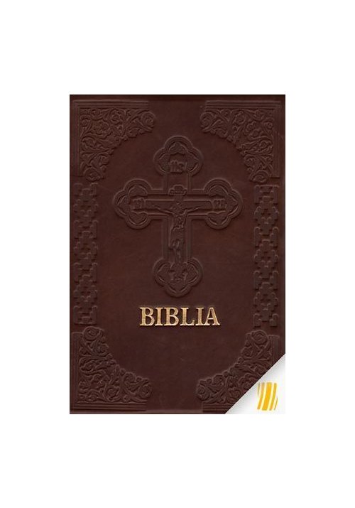 Biblia (format mare-cu scris mare) legata in piele