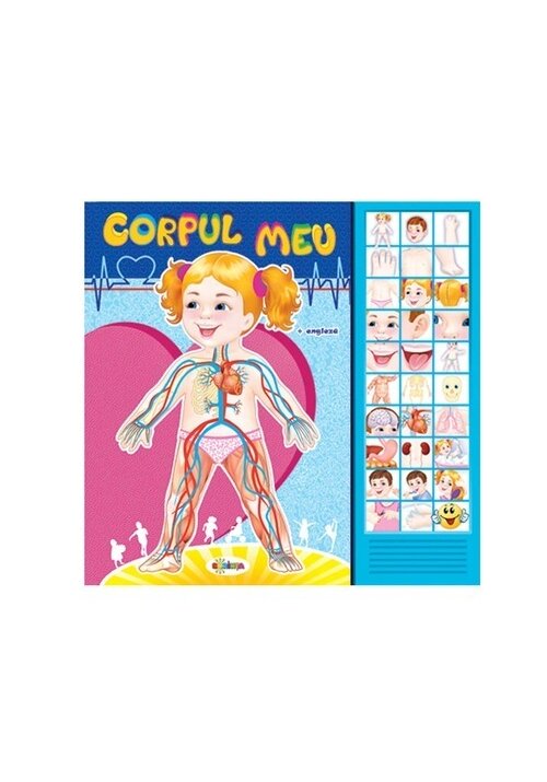 Carte cu sunete - Corpul meu (romana + engleza)