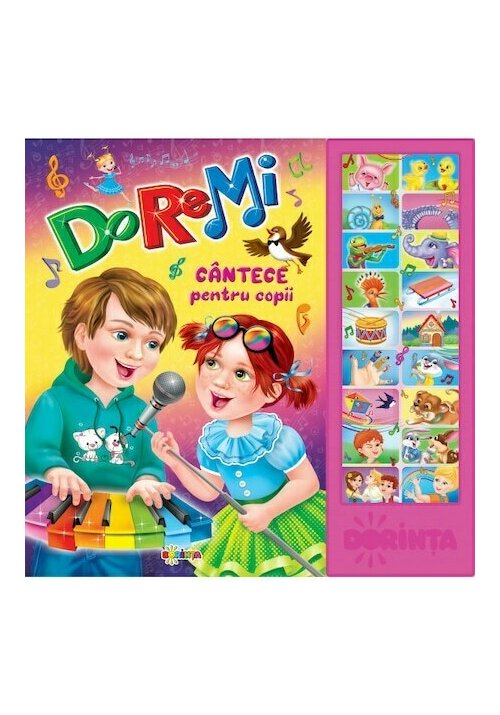 Carte cu sunete - Do-Re-Mi (cantece pentru copii) imagine librex.ro 2021
