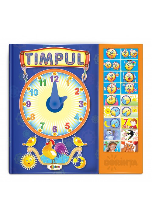 Carte cu sunete - Timpul (+ poezii)