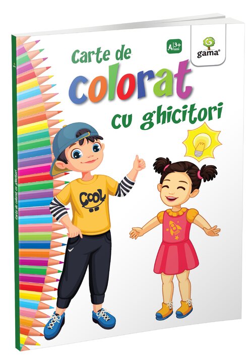 Carte de colorat cu ghicitori